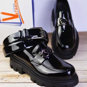 حذاء شانكي لماع (فرنيه) نعل فوم